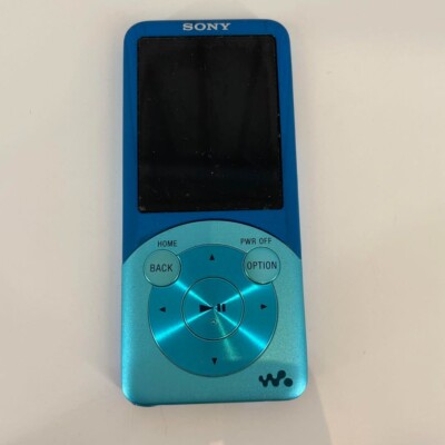 Sony Walkman NW-S754K Blue Digital Media Player with Speaker Good