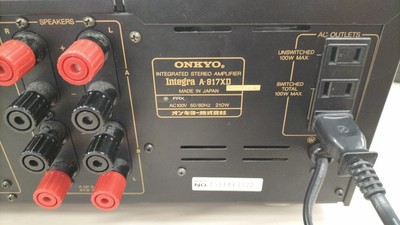 Onkyo Integra A-817XD Integrated Amplifier #BE00643 | eBay
