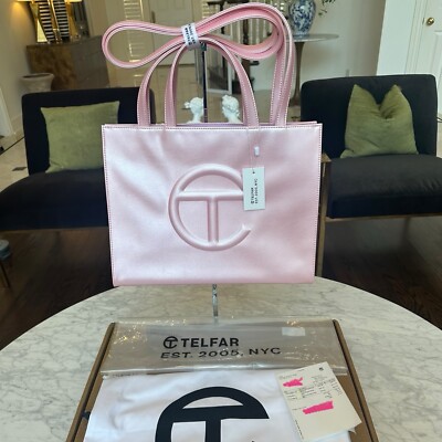 Telfar Medium Shopping Bag Ballerina Pink NWT | eBay