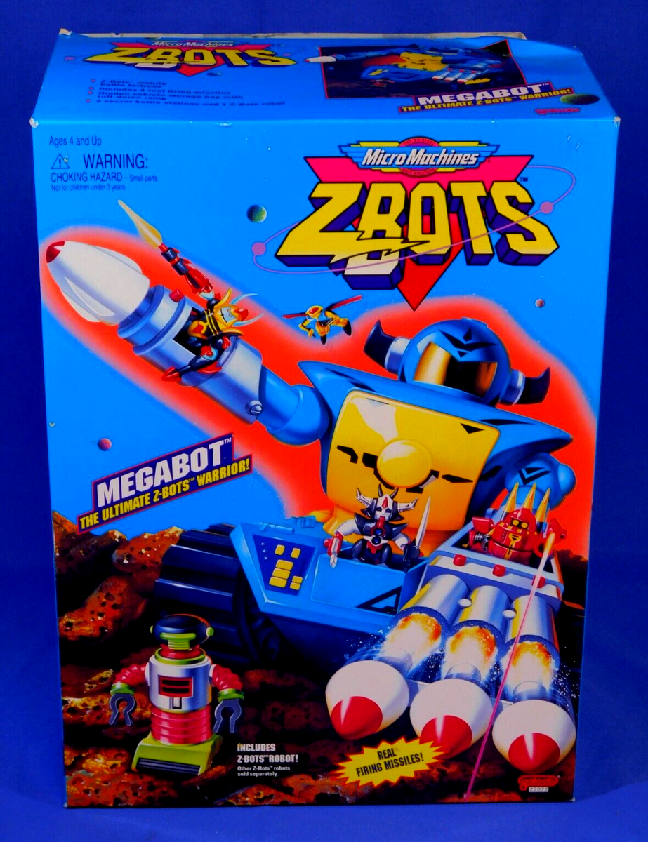 MICRO MACHINES Z-BOTS MEGABOT 1997 SEALED 2ND VERSION BOX ZBOTS | eBay