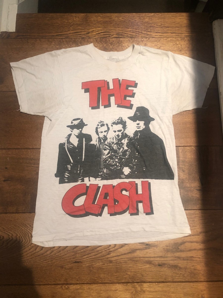 THE CLASH Genuine VTG PUNK Late 70's Early 80 T Shirt Single