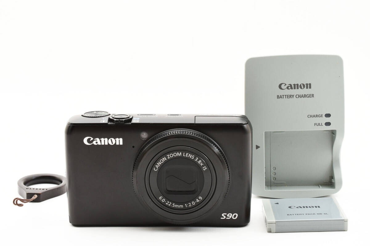 Canon S90 デジタルカメラ 本体とバッテリー2個付き 【公式通販】