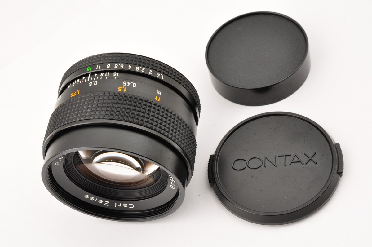 MINT Contax Carl Zeiss Planar T* 50mm f/1.4 MMJ Lens CY Mount From
