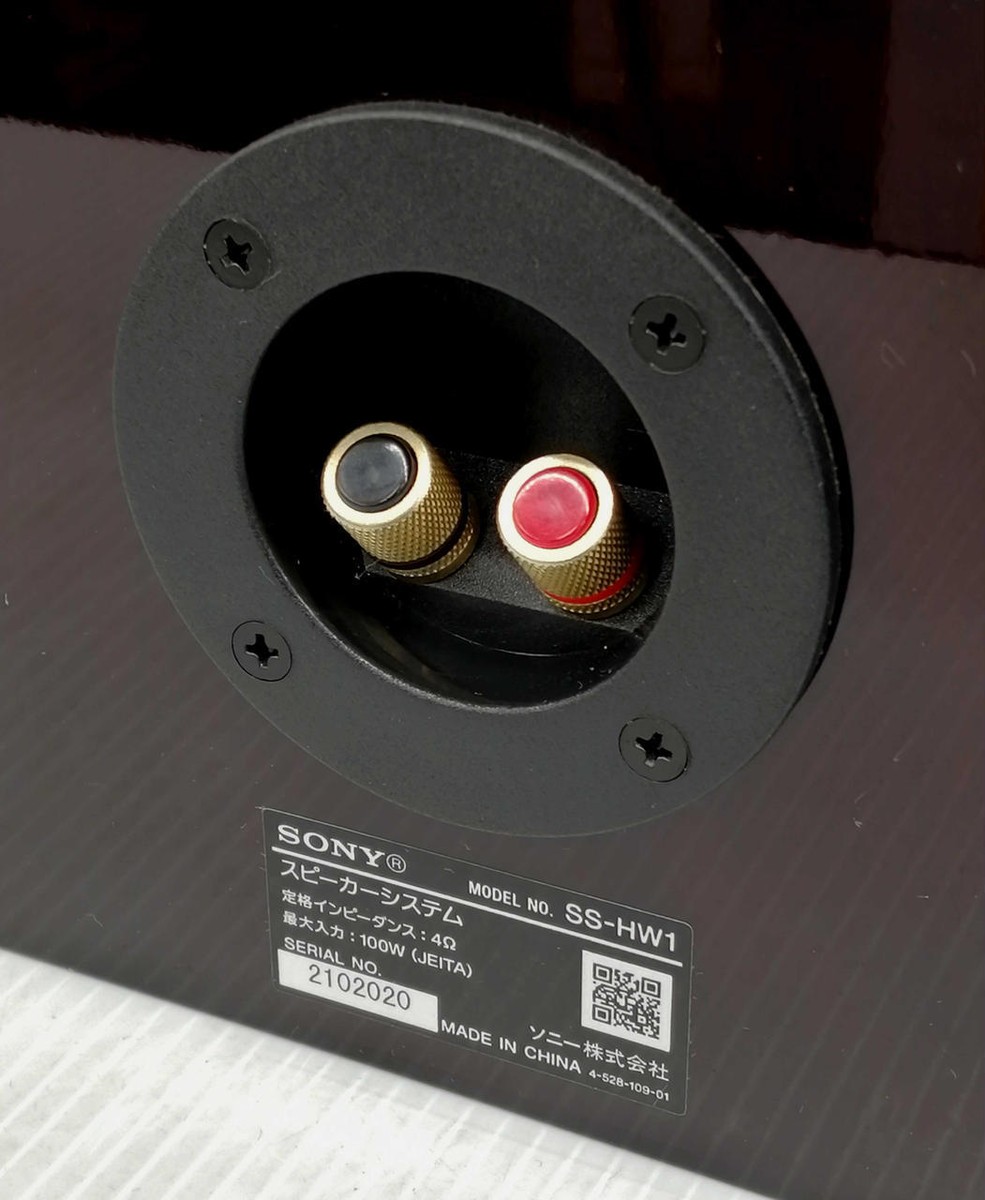 Sony SS-HW1 Pair Speaker High-resolution compatible 3-way 4-driver