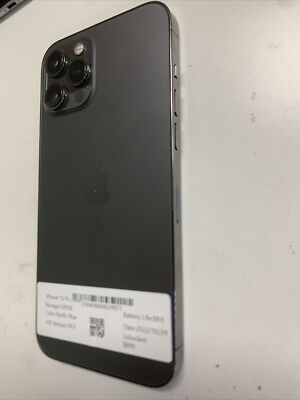 Apple iPhone 12 Pro Max - 128GB - Sierra Blue (Unlocked) | eBay