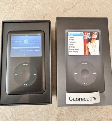 Apple iPod Classic 6th Generation 80GB MB147J MB147LL Black A1238