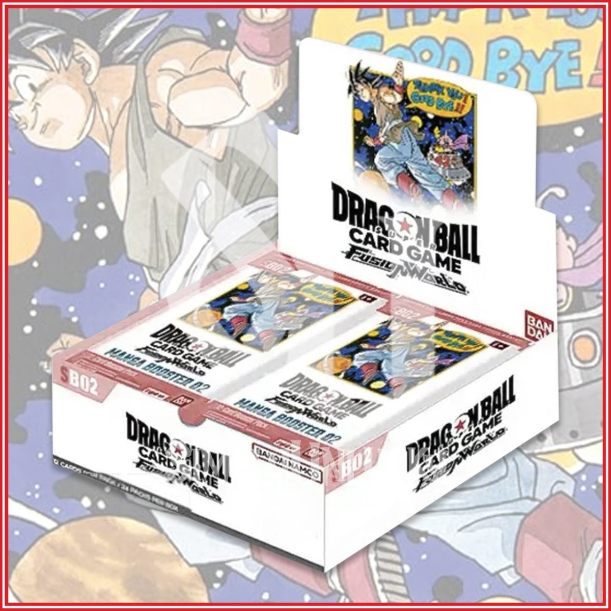 2box 新品未開封 テープ付 ドラゴンボール MANGA BOOSTER 02 テープ付