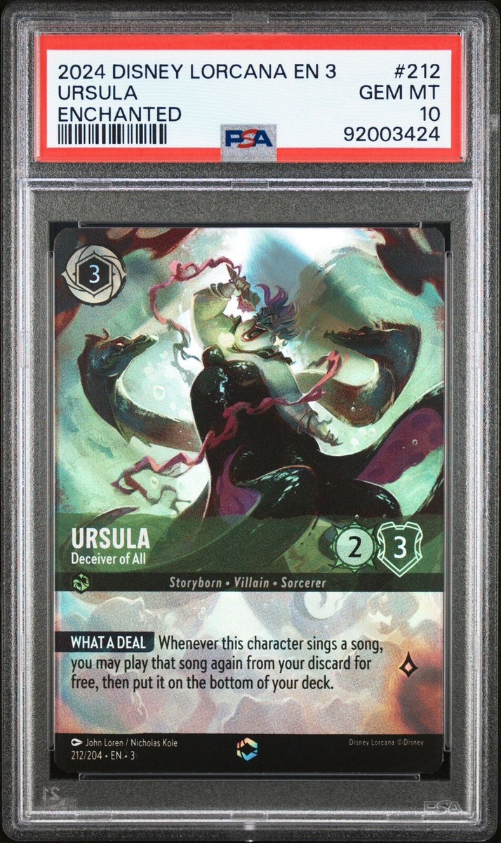 LORCANA ロルカナ enchanted ミニー PSA10 LORCANA ロルカナ enchanted