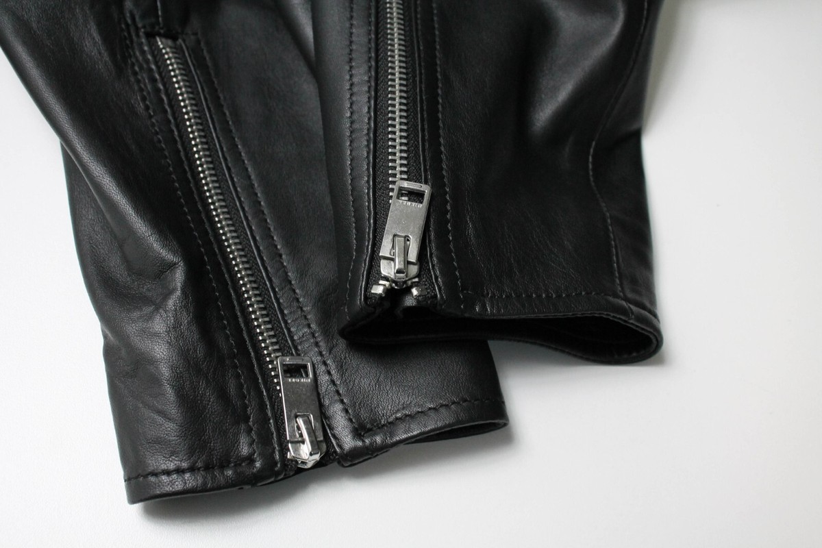 DIESEL L-Shiro-Wh Jacket Men's MEDIUM Lined Black Full Zip