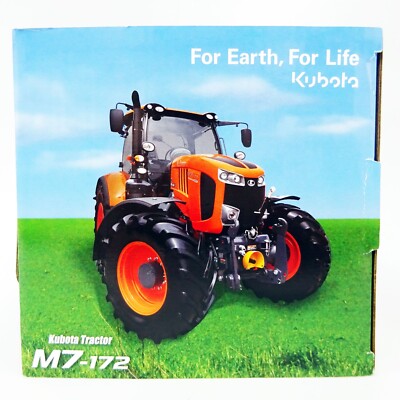 Kubota Tractor M7-172 with Diorama Miniature 1/32 - Doors & Bonnet
