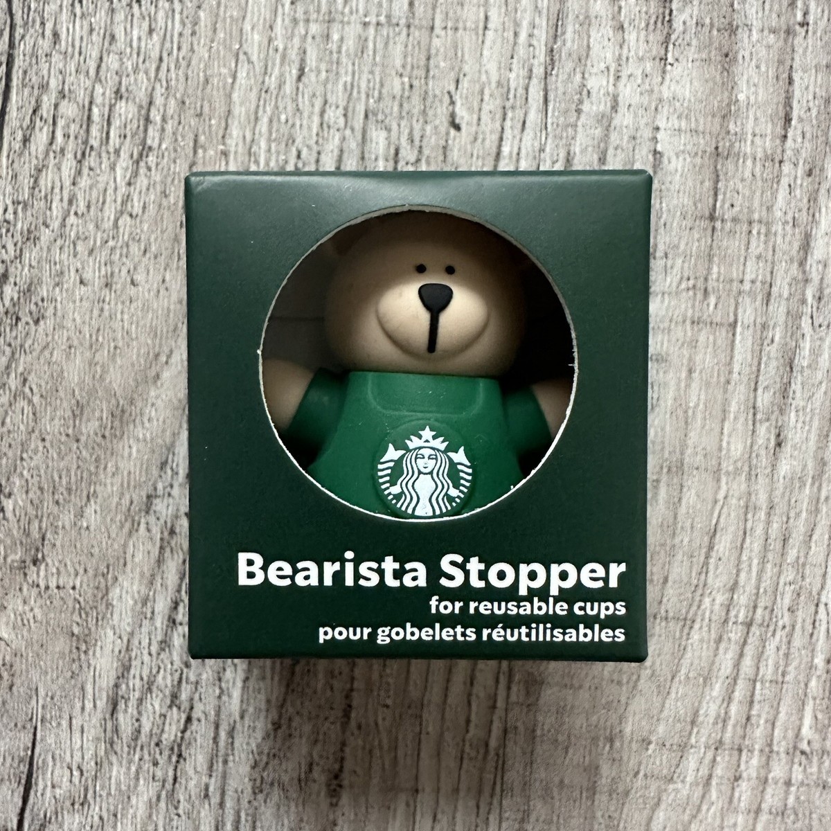 Starbucks Christmas 2022 Bearista Stopper for Reusable Cup Cups