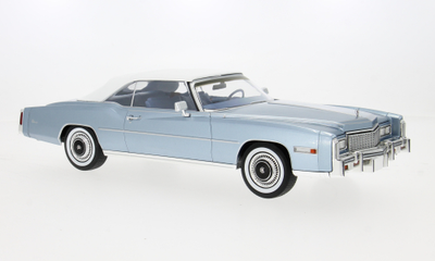 MCG Cadillac Eldorado Convertible Light Blue 1976 1:18 Model Car