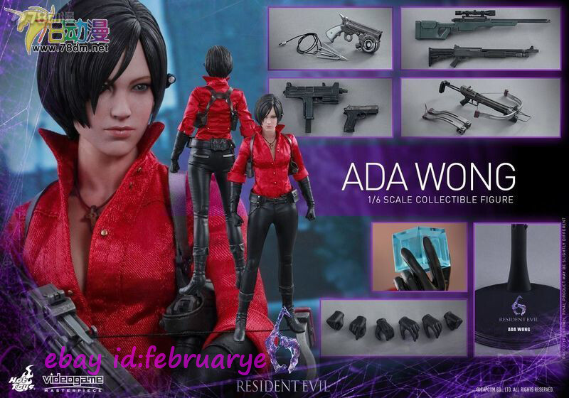 Hot Toys 1/6 Vgm21 Resident Evil 6: Ada Wong Action Figures In
