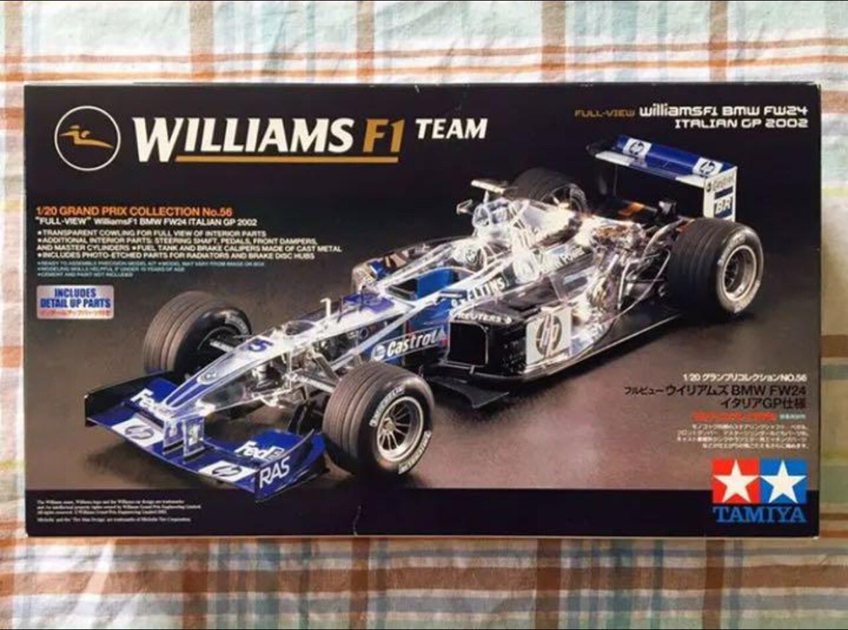 F1 タミヤ 1/20フルビュー ウィリアムズBMW FW24 イタリアGP仕様 Full