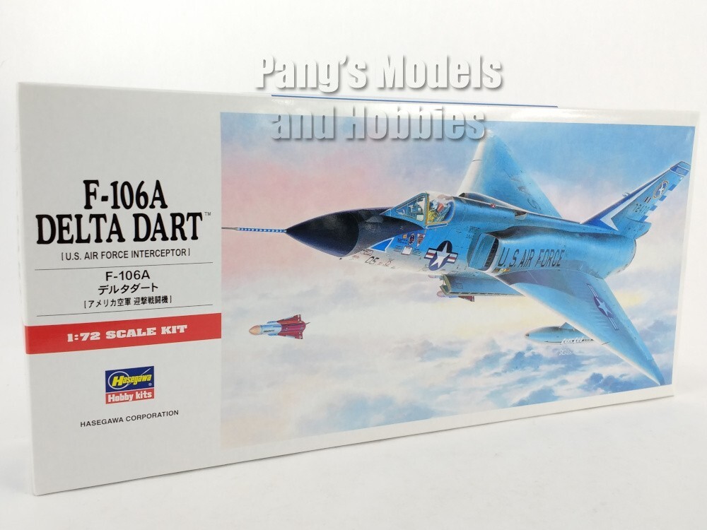 F-106 F-106A Delta Dart 1/72 Scale Plastic Model Kit - Hasegawa | eBay