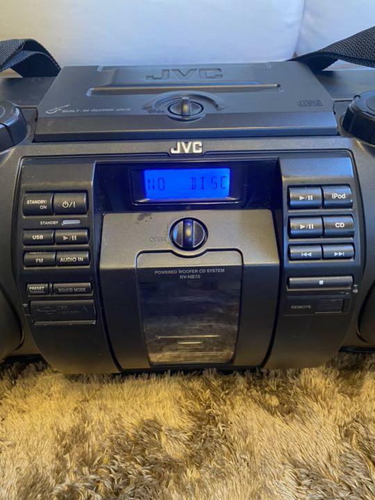 JVC Victor RV-NB70-B Successor Drum Can CD Radio Cassette Woofer