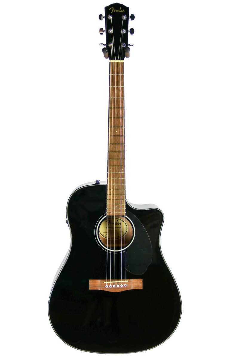 Fender CD-60SCE エレクトリックアコースティックギター ブラック