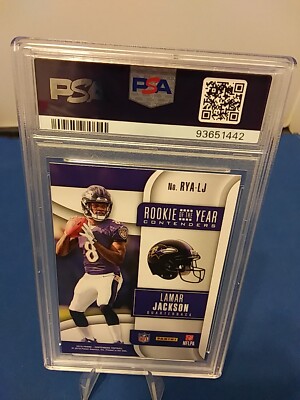 2018 Panini Contenders - Rookie of the Year Contenders #RYA-LJ