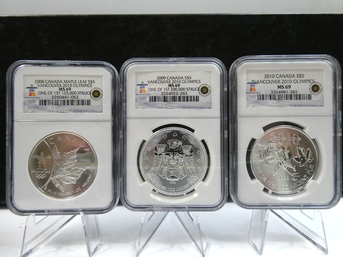 Canadian Maple Leaf MS 69 Silver Bullion Coins for sale | eBay