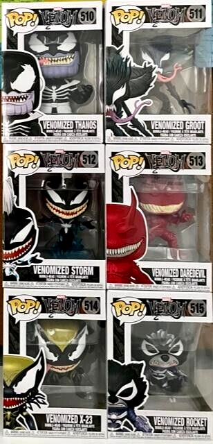 Funko Pop! Marvel Venom VENOMIZED X-23 #510, #511, #512, #513