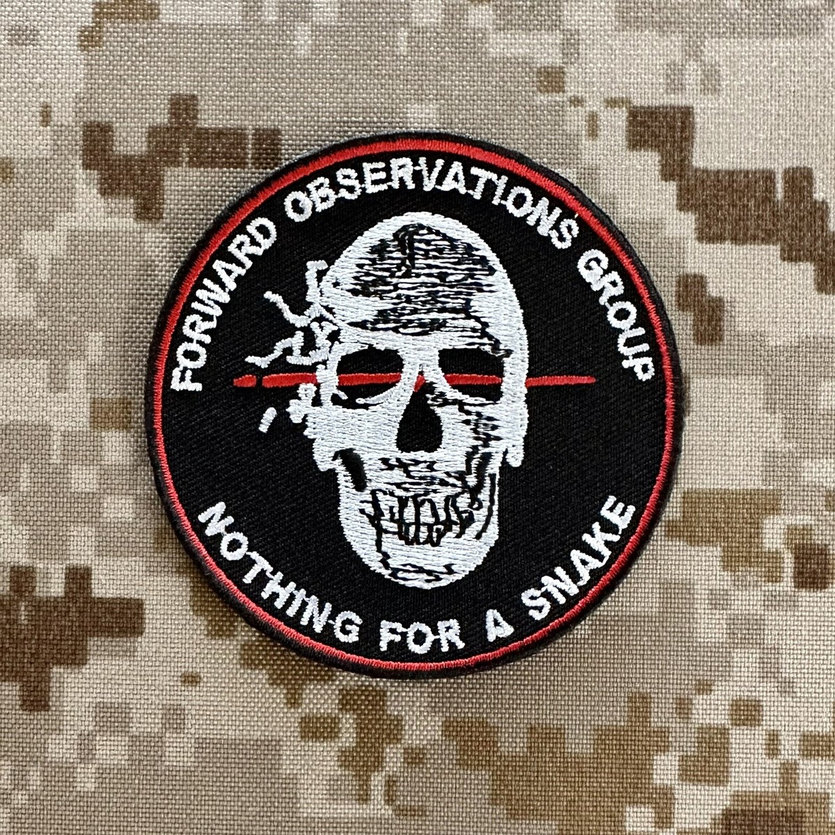 Forward Observations Group FOG NFAS Nothing For A Snake Patch | eBay