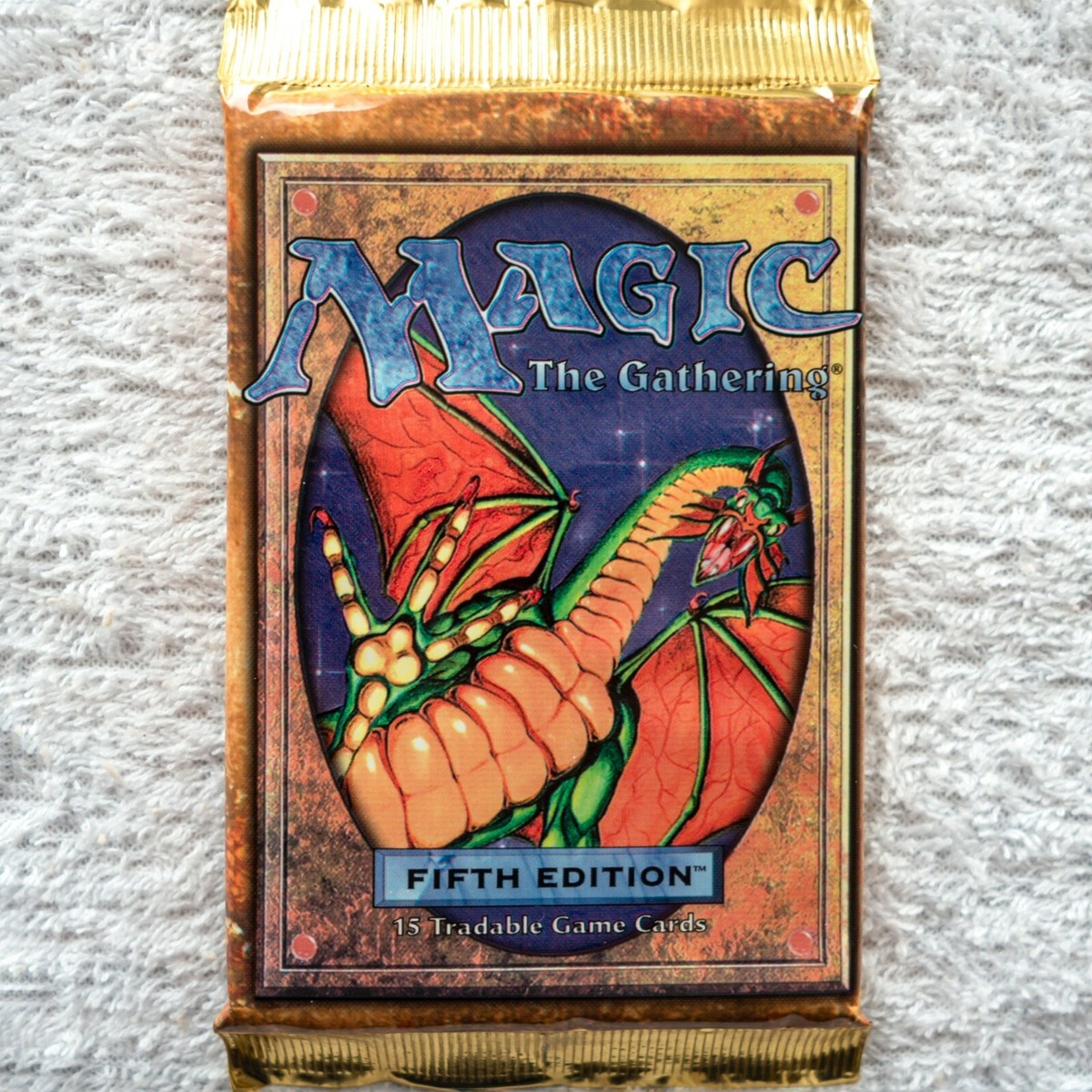 MTG: 5th EDITION Factory Sealed Booster Pack from Box - Magic