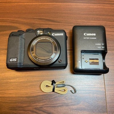 Canon PowerShot G15 12.1MP Digital Camera - Black for sale online