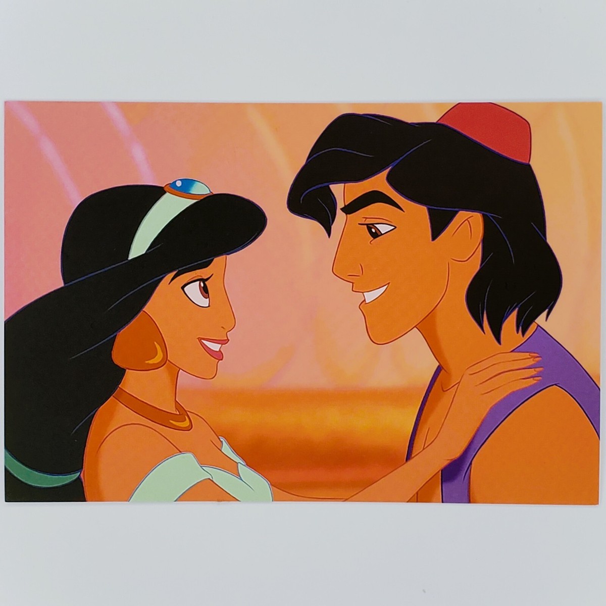 Aladdin Postcard Jasmine Disney Princess Collection 4x6 Film Frame