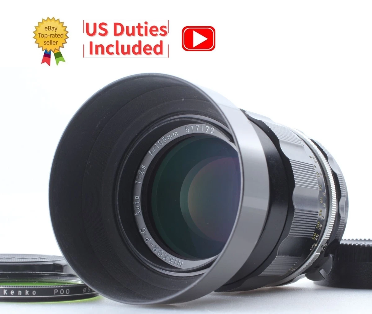 Nikon 105mm f/2.5 Camera Lenses for sale - eBay