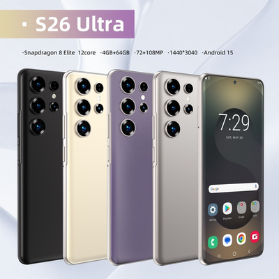 S26 Ultra Unlocked 5G Dual SIM Smartphone 7.3 Inch 6GB+128GB