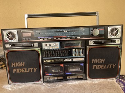 Vintage Boombox LASONIC TRC-935 Stereo Radiorecorder Cassette