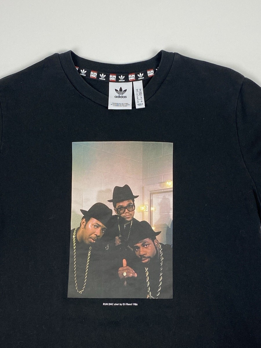 Adidas Originals x RUN DMC-My Adidas & Lyrics T-Shirt Men's M