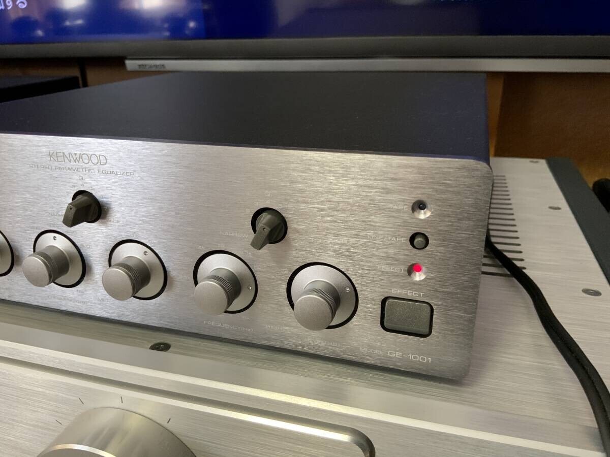 KENWOOD GE-1001 Parametric Equalizer Stereo Sound Control Tested