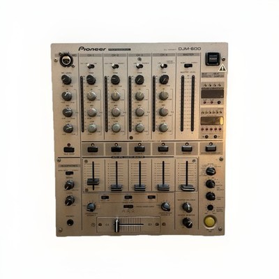Pioneer DJM-600 4-Channel DJ Mixer Silver With Power Cable | eBay