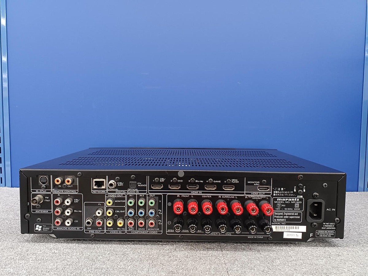MARANTZ NR1603 AV Surround Receiver w/ Accessories Tested Japan