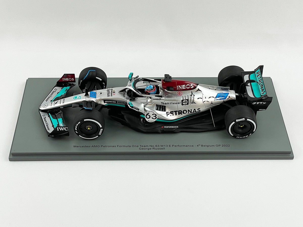 Mercedes F1 W13 #63 George Russell Belgium 2022 Special Livery 1