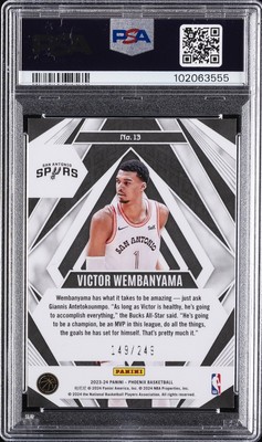 wembanyama 24枚限定 未開封 メトロポリタン 2023-24 Panini Mosaic