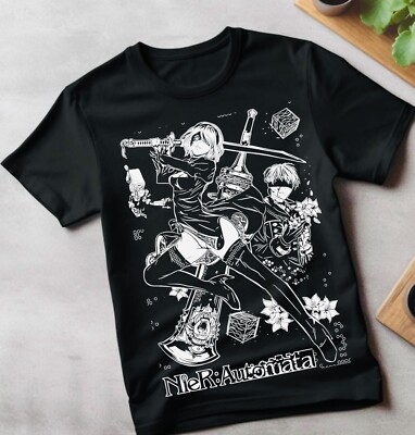 Nier Automata 2B YoRHa New Unisex Shirt,Girl, t-shirt Waifu