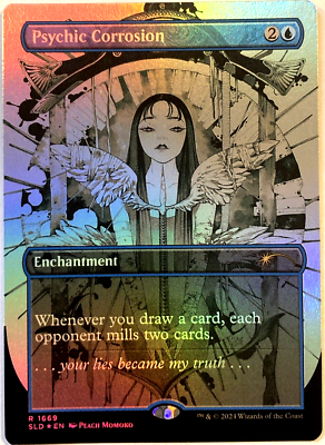 MTG 心理腐食/Psychic Corrosion foil PSA10 MTG 心理腐食⁄Psychic