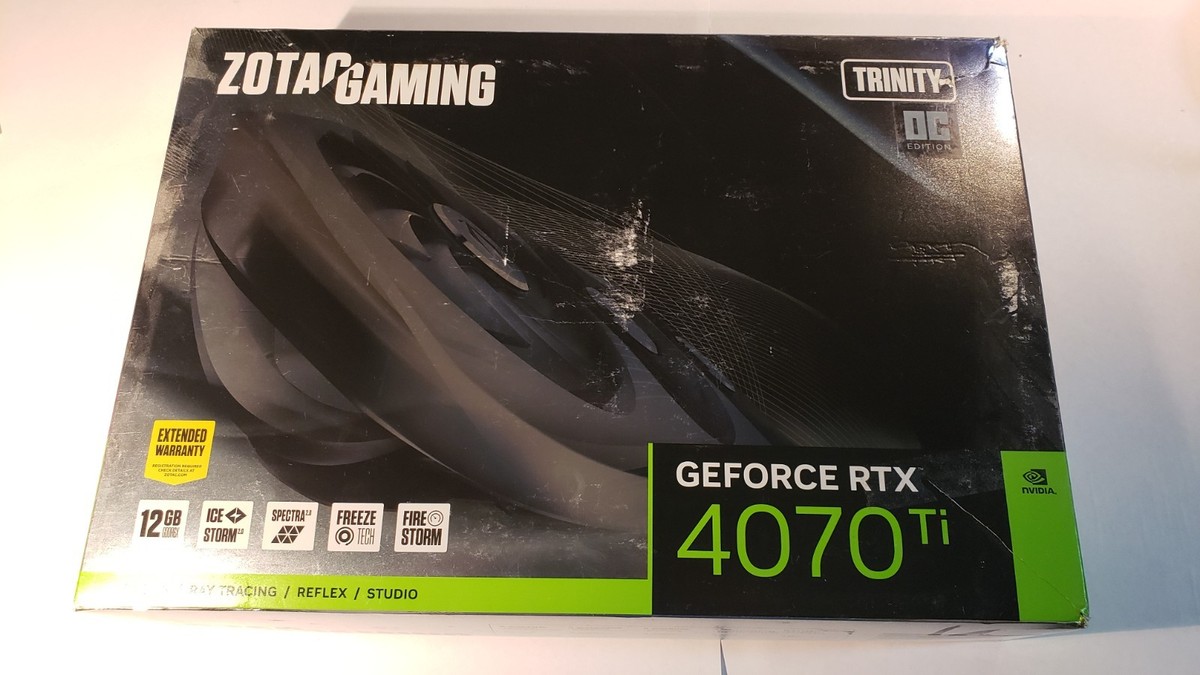 ZOTAC NVIDIA GeForce RTX 4070 Ti 12GB Graphics Card (BOX ONLY) | eBay