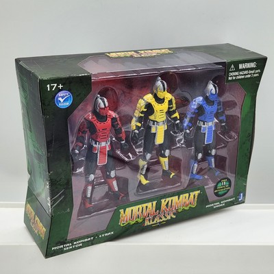 Mortal Kombat Klassic Cyrax Sektor Smoke 3-Pack Action Figures