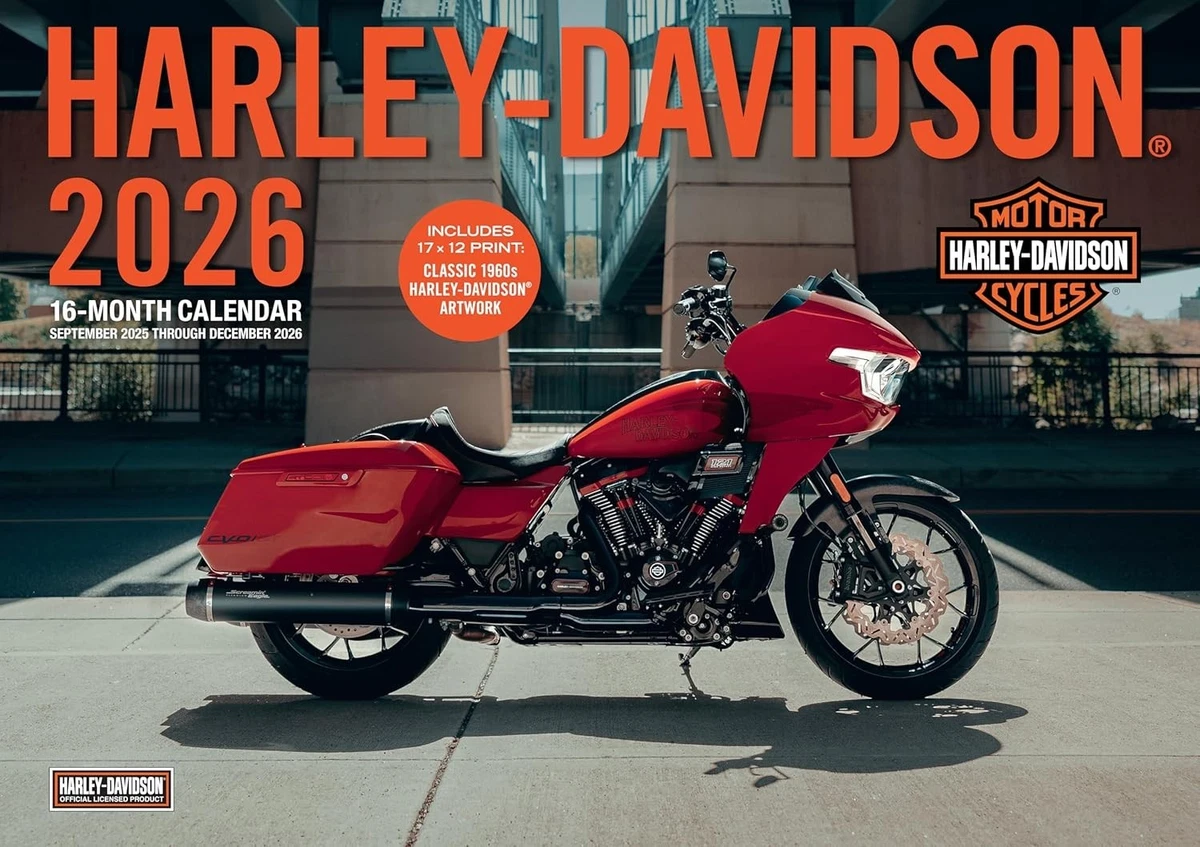 Harley-Davidson Calendar Indiana Collectible Calendars (Current