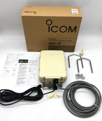 ICOM HF + 50MHz Automatic Antenna Tuner AH-4 AH4 Workig Tested w
