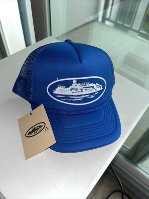 Corteiz Hat Blue Trucker European Streetwear Snapback Mens Unisex