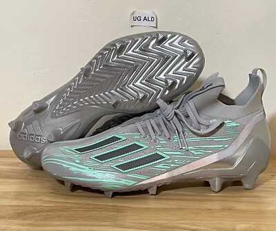 Adidas Adizero Primeknit Flash Silver Mint Green Football Cleats