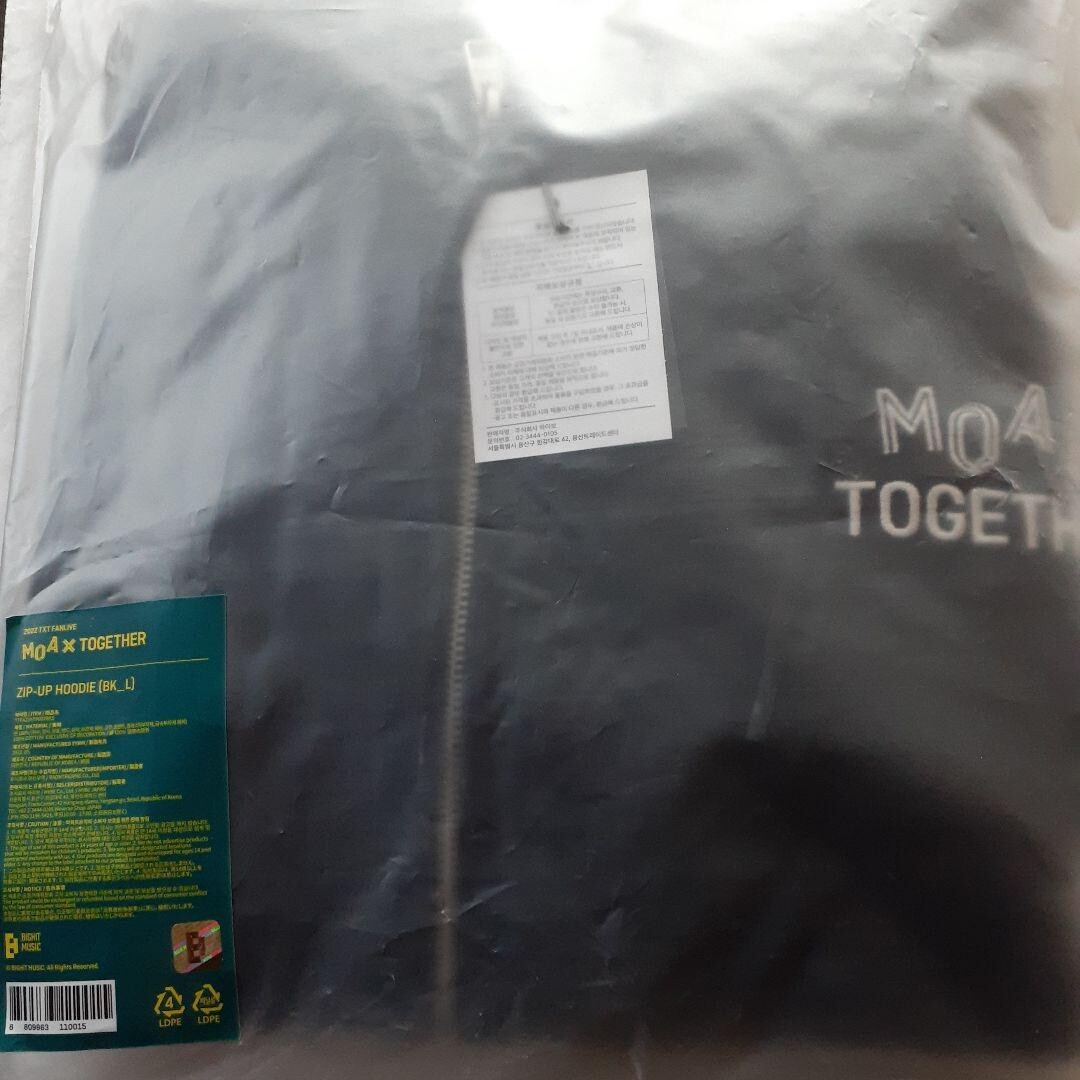 TXT MOA X TOGETHER 2022 FANLIVE ZIP UP HOODIE Official Goods