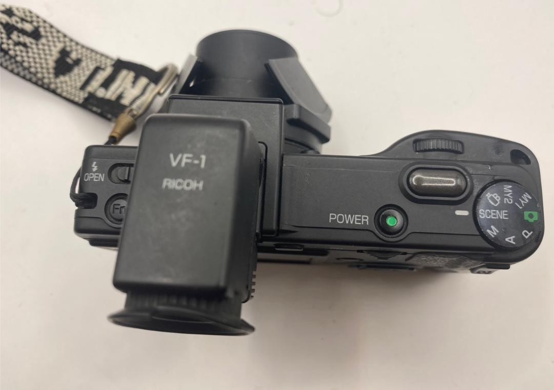 Ricoh Caplio GX100 Digital Camera with VF-1 External Viewfinder