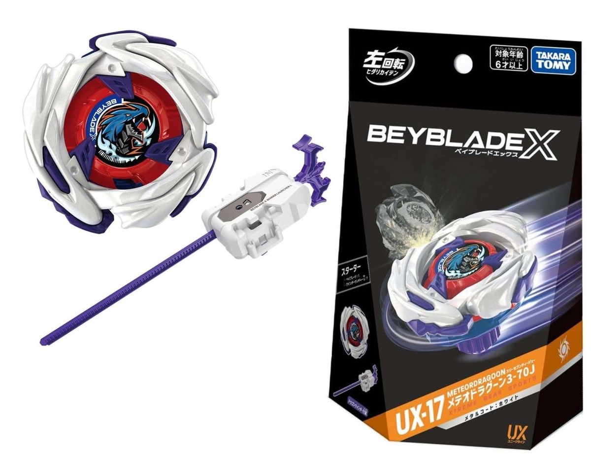 Takara Tomy Beyblade X UX-17 Starter MeteorDragoon 3-70J (Left