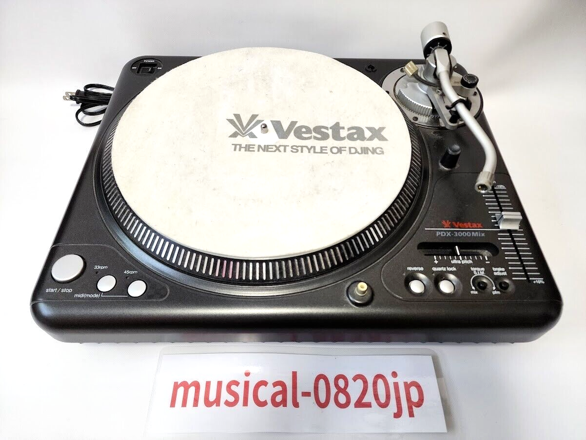 VESTAX PDX-3000 Mix Professional DJ Turntable Record player | eBay