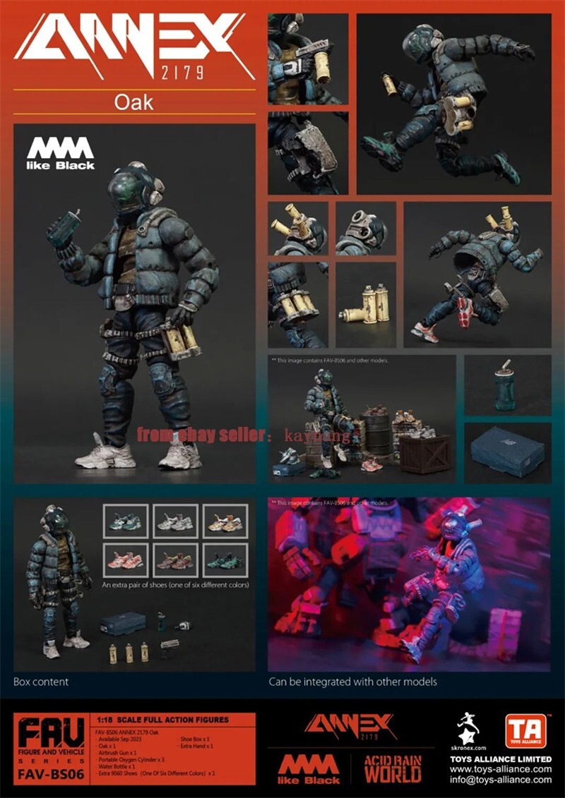 Toys Alliance Acid Rain World FAV-BS06 1/18 ANNEX 2179 Oak Action